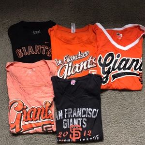 Lot of San Francisco Giants tees size medium